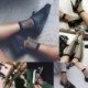 34 Vintage női necc hálós fodros rövid boka magas zokni csipke rövid harisnya