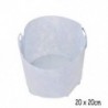 2 Gallon with Handles Kerek szövet edények növény tasak gyökér konténer nő zsák levegőztető kert konténer