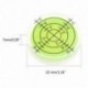 Zöld Spirit Bubble Degree Mark felszíni kerek körmérő mérő 32x7mm