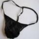 Fekete Új férfiak G-string hevederek hálós fehérnemű T-back rövidnadrág Bikini alsónadrág Nightwear