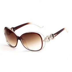 Barna HOT Eyewear Retro Vintage túlméretezett női divattervező napszemüveg szemüveg JP