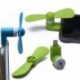 fehér Hordozható mobiltelefon Mini Micro USB ventilátor Android telefon Samsung LG HTC Tablet
