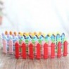 5X-es fa Palisade kerítés Craft Plant Pot Fairy kerti dekoráció Dollhouse dísz