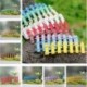 5X-es fa Palisade kerítés Craft Plant Pot Fairy kerti dekoráció Dollhouse dísz