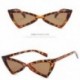 SÁRGA Vintage háromszög macska szem napszemüveg női divat anti-UV szemüveg Retro szemüveg