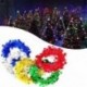 Rózsavörös 7.5M karácsonyfa lógó csillag fenyő Garland karácsonyi díszítés dísz JP