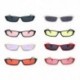 10db tiszta kendő NŐI VINTAGE KIS KERESKEDELMI RETRO RECTANGLE FASHION SHADE UV400 EYEWEAR