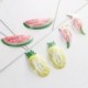 Görögdinnye 2PCS Baby Girl Gyümölcs hajcsípő görögdinnye Pineapple Bird Mini Barrettes Hairpin