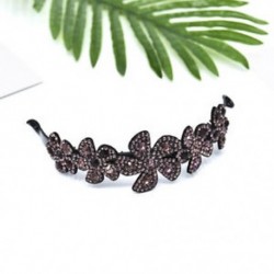 9 * Lila Pearl Flower Crystal hajcsapok Clips koszorúslány oldal fésű esküvői menyasszonyi ékszerek