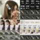 * 1 40Pcs Fehér K6 Gyöngy Pearl Flower Crystal hajcsapok Clips koszorúslány oldal fésű esküvői menyasszonyi ékszerek