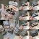 * 1 40Pcs Fehér K6 Gyöngy Pearl Flower Crystal hajcsapok Clips koszorúslány oldal fésű esküvői menyasszonyi ékszerek
