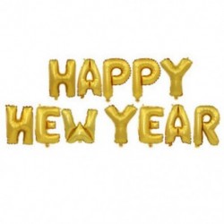 * 8 Boldog új évet (arany) DIY latex / fólia felfújható ballon boldog új évet brithday esküvői party dekoráció