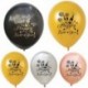 * 12 20Pcs 12 &quot Fehér Pont-Kék DIY latex / fólia felfújható ballon boldog új évet brithday esküvői party