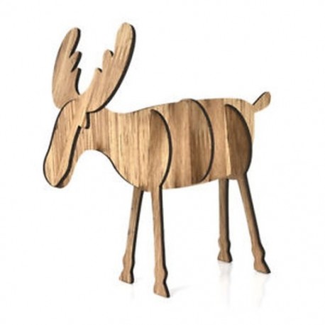 Nagy tölgy színű Fa karácsonyi elk szarvas díszek Xmas fa függő dekoráció függő ajándék Új