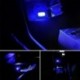 fehér 1db USB vezeték nélküli univerzális mini beltéri autós otthon LED világítás légkör lámpa