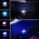 fehér 1db USB vezeték nélküli univerzális mini beltéri autós otthon LED világítás légkör lámpa