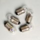 10 db Rengeteg 5 / 20x-es miniatűr csavaros alaplámpa E10 2.5V / 0.3A lámpa Zseblámpa Zseblámpa