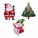 Hóember Karácsonyi alumínium fólia léggömbök születésnapi esküvői fél dekoráció Xmas dekoráció JP