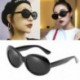 10db ruhával Unisex Retro Clout szemüveg napszemüveg kerek árnyalatok Grunge szemüveg szemüveg