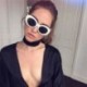 10db ruhával Retro köpeny szemüveg Unisex napszemüveg Rapper kerek árnyalatok keretek szemüveg
