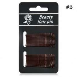 Kávé 24pcs Hairpin hajcsat készlet Bobby pin klip hajcsavaró menyasszonyi mappa esküvői ékszerek