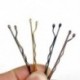 Kávé 24pcs Hairpin hajcsat készlet Bobby pin klip hajcsavaró menyasszonyi mappa esküvői ékszerek