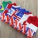 UK Divat férfi női boka zokni alacsony vágású személyzet alkalmi sport szín pamut zokni 1Pair