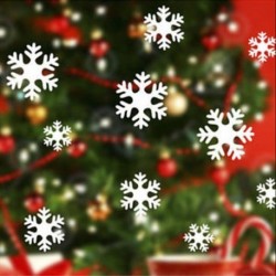 13db-os Fehér hópehely ablakmatrica szett - Karácsonyi dekoráció