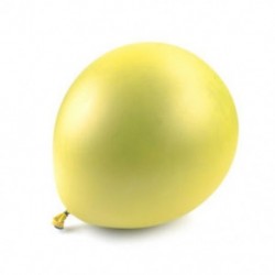 Sárga Új 5db 10 &quot krómozott fényes lufi csokor esküvői születésnapi dekoráció