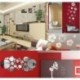 * 19 Arany Nap (50 cm) Kivehető 3D akril Modern tükör Decal Art Mural fal matrica Home Decor Új