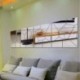 * 13 Ezüst toll Kivehető tükör matrica Art Mural fal matricák lakberendezés DIY szoba dekoráció