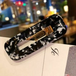 * 7 2019 Vintage Leopárd női gyanta hajszőrzet Hairband Snap Barrette lány haj klipek