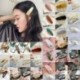 * 7 2019 Vintage Leopárd női gyanta hajszőrzet Hairband Snap Barrette lány haj klipek