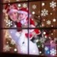 * A   * B 19 Újrahasznosítható fehér karácsonyi hópehely ablak matrica önzárások XMAS dekorációval
