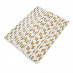 25 PCS A papírszalagok tapadása 25PCS fél ivás papír szalma baba zuhany Favor Summber Beach születésnapi dekoráció