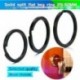 2,0 * 32mm 5db fém tömör osztott kulcstartó fekete ötvözet hurok lapos kulcstartó 25-32mm