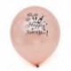 * 1 Rose Gold 10db 12 &quot (Boldog N ... 10x latex / fólia felfújható ballon boldog új évet brithday esküvői party