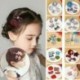 * 15 5Pcs / Set 6Pcs baba lány haj klipek készlet Bowknot virág szív korona fejfedők Kids Hairpins