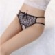 Álcázás Női szexi nyitott nyakörv G-string rövidnadrág tanga fehérnemű knickers bugyi fehérnemű