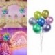 Zöld 5Pcs 10 &quot krómozott fényes léggömbök csokor esküvői születésnapi party dekoráció Új