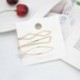 * 1 3Pcs / Set 5db gyöngyfém hajvágó hajszál fésű Bobby pin Barrette hajcsavar fejdísz