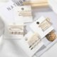 * 1 3Pcs / Set 5db gyöngyfém hajvágó hajszál fésű Bobby pin Barrette hajcsavar fejdísz