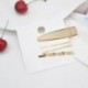* 8 5Pcs / Set 5db gyöngyfém hajvágó hajszál fésű Bobby pin Barrette hajcsavar fejdísz