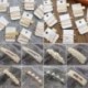 * 8 5Pcs / Set 5db gyöngyfém hajvágó hajszál fésű Bobby pin Barrette hajcsavar fejdísz