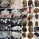 J-1pc fejpánt 20 / 40Pc Lady Esküvői menyasszonyi gyöngyvirág Crystal Hair Pins Clip Bridesmaid Party