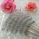 fehér 10PCS Pearl gyöngyös DIY menyasszonyi csokrok Esküvői party dekoráció fehér rózsaszín ezüst Új