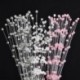 fehér 10PCS Pearl gyöngyös DIY menyasszonyi csokrok Esküvői party dekoráció fehér rózsaszín ezüst Új