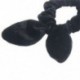 Rózsaszín Íjcsomó Scrunchies Nyuszi fülek Hajkör Velvet Stretch Hair Tie Ponytail Holder
