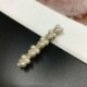 * 3 Női Barrettes Hajcsípő Kristály Elegáns Gyöngyszőrű Barrette Headdress Ajándék