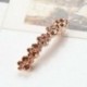* 3 Női Barrettes Hajcsípő Kristály Elegáns Gyöngyszőrű Barrette Headdress Ajándék